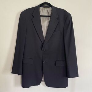 Nordstrom Hart Schaffner Marx Gold Trumpeter Navy Blazer Suit Jacket Size 41R